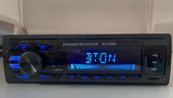 핸즈프리 블루투스 차량용 키트 FM 무선 스피커폰 MP3 음악 플레이어(차량용 충전 포함)