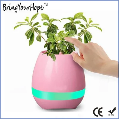 Creative Plant Touch 피아노 음악 Blumentopf Bluetooth-Lautsprecher (XH-PS-681)