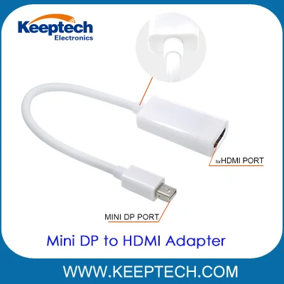 MacBook PRO Air Thunderbolt용 Mini DP-HDMI 어댑터 케이블