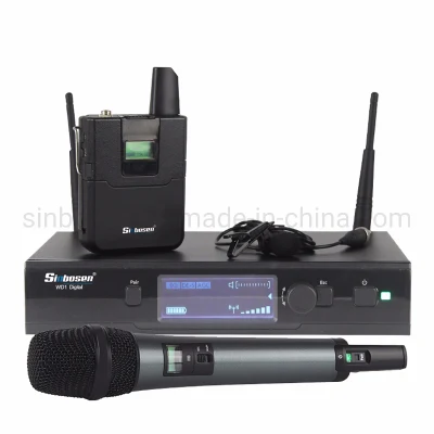 Sinbosen UHF 디지털 무선 마이크 Ewd1 626-668 MHz 휴대용 소형 마이크